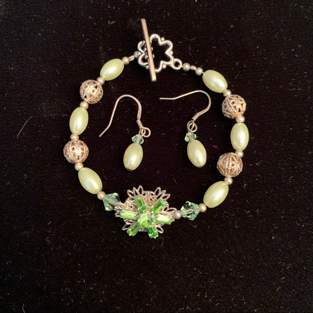 Filigree Star Bracelet & Earring Set